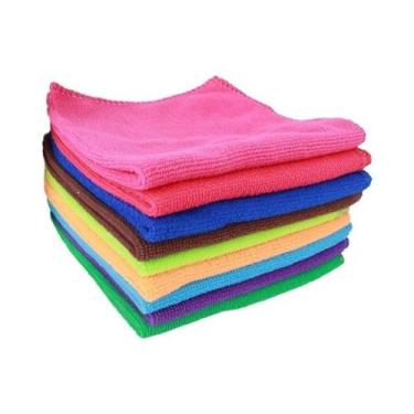 Imagem de Panos De Limpeza De Microfibra Em Cores Mistas, 5 Pacotes, 30x30cm, Pa