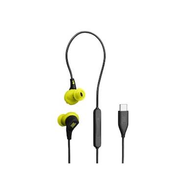 Imagem de Fone de Ouvido JBL Endurance Run 3 Com Fio USB-C IP65 Microfone FlipHook Preto