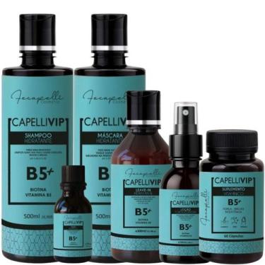 Imagem de Kit CapelliVim Original 6 Passos Crescimento Hidratação Força - Fecape