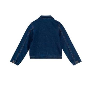 Imagem de Jaqueta Jeans Com Brilho Infantil Menina Brandili-Feminino