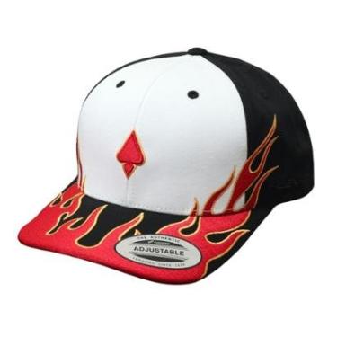 Imagem de Boné Mcd Aba Curva Chamas Snap Flexfit-Masculino