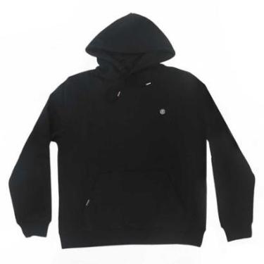 Imagem de Moletom Element Canguru Ebm Logo Chest - Preto-Masculino