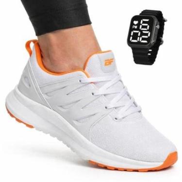 Imagem de Tênis Feminino Para Academia Confortável e Estiloso BF Shoes + Relógio Digital-Feminino