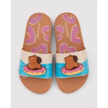 Imagem de Chinelo Slide Infantil Grendene Kids Capivara-Feminino