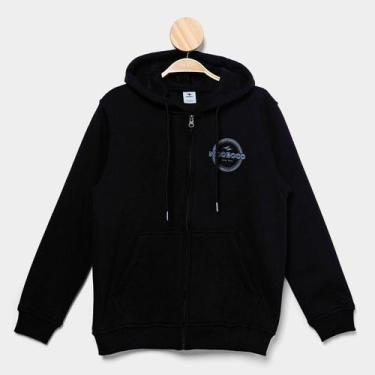 Imagem de Moletom Infantil Nicoboco Leave Menino, Preto, 12A