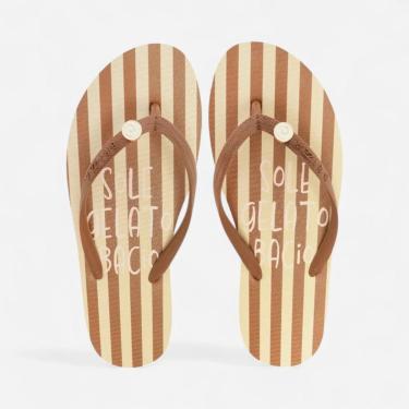 Imagem de Chinelo De Dedo Brizza Listrado Easy Bacio Di Latte Marrom-Feminino