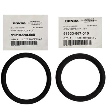 Imagem de Kit Oring Eixo Do Balancim E Comando Valvula Titan125 00..08 - Honda