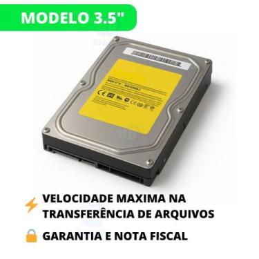 Imagem de HD 500GB a 1TB SATA 3.5 PC, DVR, DESK Pronto para Usar Disco Rígido In