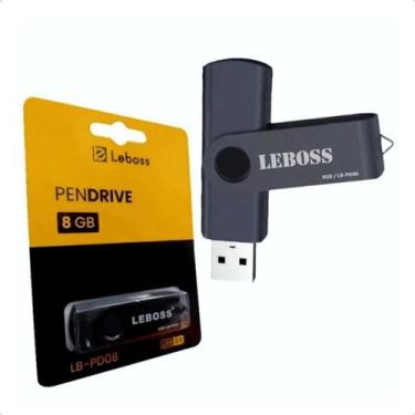 Imagem de Pendrive Leboos 8Gb USB 2.0 LB-PD08