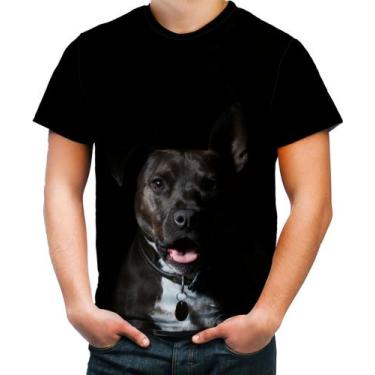 Imagem de Camiseta Colorida Pitbull Amável Forte Força Cachorro Dog 1 - Kasubeck