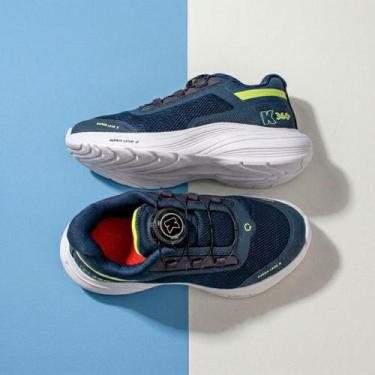 Imagem de Tênis infantil Menino Kidy Super Leve Disc Marinho/Verde -, 35, Marinh