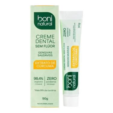 Imagem de Creme Dental Hortelã E Cúrcuma 90g Vegano Boni Natural