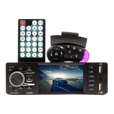 Imagem de Central Multimídia Mp5 Bluetooth Rádio Fm Tela 4pol Controle 1 Din KP-
