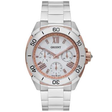 Imagem de Relógio Orient Feminino Multifunção Ceramic FTKKM001 S3SB Bicolor-Feminino
