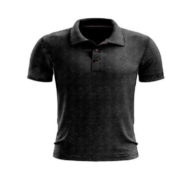 Imagem de Camisa Braziline Polo Supply Flamengo - Preta-Unissex