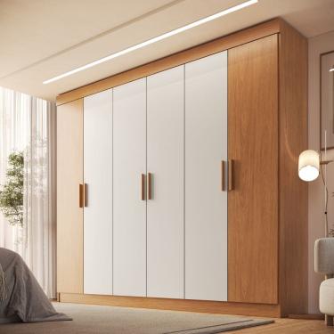 Imagem de Guarda Roupa Casal 6 Portas com Pes Fenix Faimec