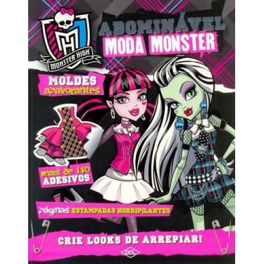 Imagem de Monster High. Abominável Moda Monster Com 140 adesivos e moldes!