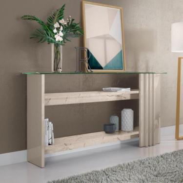 Imagem de Aparador Domo para Sala Cinamomo/Off-White - Mobiliar Home Shop