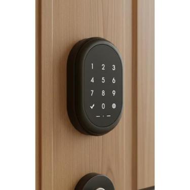 Imagem de Fechadura Digital De Sobrepor Touch Screen Senha Preto - Congratulatio