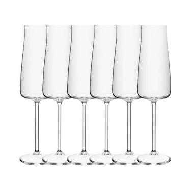 Imagem de Kit 6 taças champagne cristal ecologico bohemia 210ml wolff
