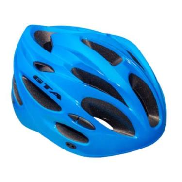 Imagem de Capacete Mtb Gta Ciclismo Bike Pisca Led InMold Tam M Preto - GTA Bike
