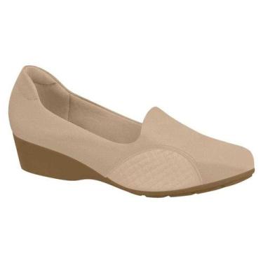 Imagem de Sapato modare feminino ultraconforto anabela 7014.229.21765, Bege, 35