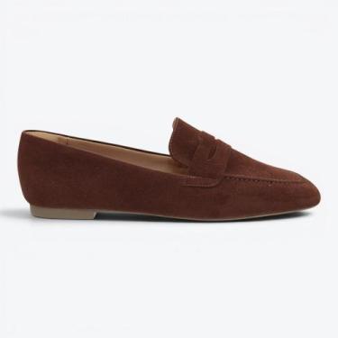 Imagem de Mocassim Mariotta Camurça Feminino 2048013-01 Cor:Marrom escuroTamanho