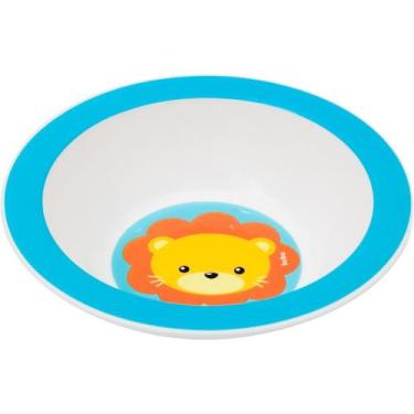 Imagem de Pratinho Bebê Papinha 350ml Bowl Animal Fun Leão Buba