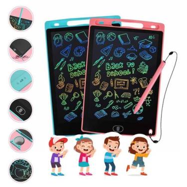 Imagem de Lousa Mágica Infantil Digital 12 Polegadas Educativa Tablet Desenho An