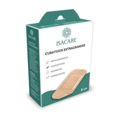 Imagem de Curativo Extra Grande 8 Unidades Isacare