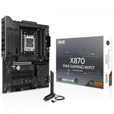 Imagem de Placa Mãe Asus X870 MAX GAMING WIFI7, Chipset X870, AMD AM5, ATX, DDR5