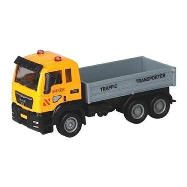 Imagem de Carrinho Caminhões Fricção de Ferro Super Truck Polibrinq