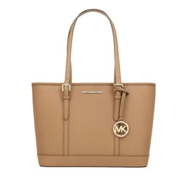 Imagem de Bolsa de Ombro MK Jet Set Travel Camel Grande