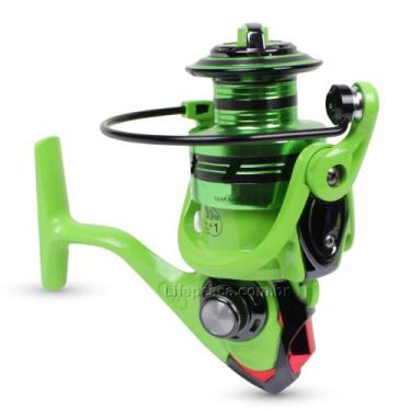 Imagem de Molinete Debao BF 4000 Alumínio - 11 Rolamentos, Cor, Verde