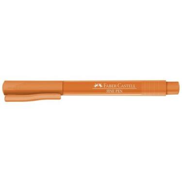 Imagem de Caneta Hidrográfica Ponta Fina 0.4mm Laranja Faber-Castell
