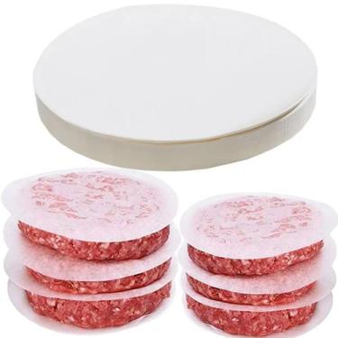 Imagem de Kit Papel Separador de Hamburguer Redondo 11cm Pacote 100un - GP Inox