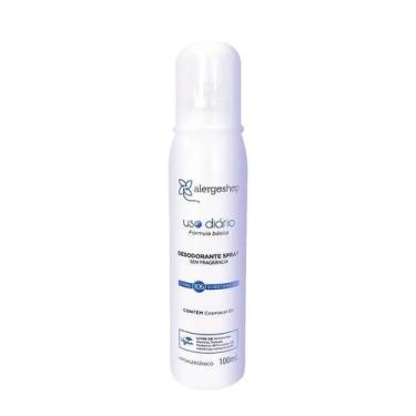 Imagem de Desodorante Spray Sem Fragrância Hipoalergênico Alergoshop 100ml