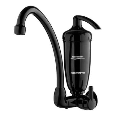 Imagem de Filtro Purificador de agua Acqua Bella preto instalação parede Lorenze