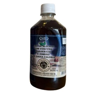 Imagem de Cha alecrim,curcuma,manjericao, zimbro 500ml - Flora pura