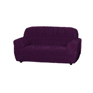 Imagem de Capa de Sofá Elásticada Malha Gel King 4 Lugares Ajuste Perfeito Prote