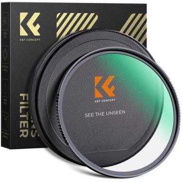 Imagem de Filtro de lente de câmera K&F CONCEPT 62mm UV à prova de choque