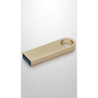 Imagem de Pen Drive USB 3.2 Gen 1 128GB Dourado - Congratulations Store