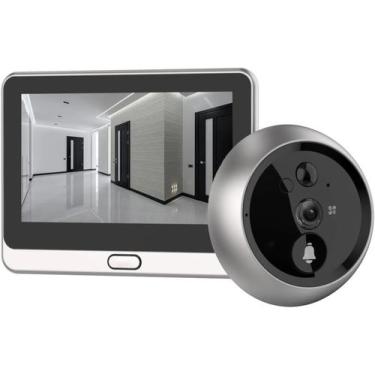 Imagem de Olho Mágico Inteligente Ezviz Full HD DP2C Vídeo Porteiro Tela 4.3 Áud