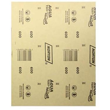 Imagem de Kit C/ 50 Lixa Dagua T223 Grão 600 Norton