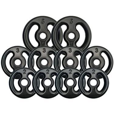 Imagem de Kit Com 30kg de Anilhas Emborrachadas (Preta)