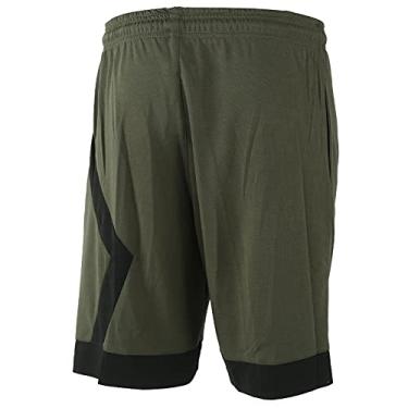 Imagem de Shorts de ginástica, shorts de corrida escondem bolso verde para corrida(XL)