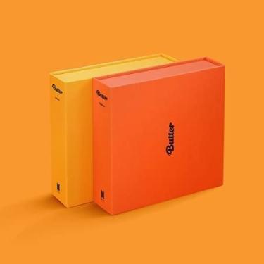 Imagem de KAKAO BTS – CD de manteiga + álbum de fotos+cartões fotográficos + pôster dobrado + conjunto extra de photocards (Peaches ver.) (KTMCD0882)
