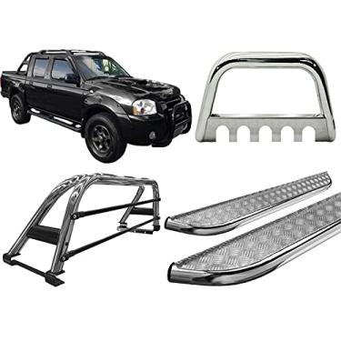 Imagem de KIT QUEBRA MATO+SANTO ANTONIO+ESTRIBO FONTIER ATÉ 2007 CROMO