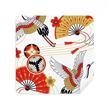 Imagem de Crane Ventilador dobrável Sakura pano pano pano pano pano pano pano pano pano pano pano pano pano pano pano embalagem com 2