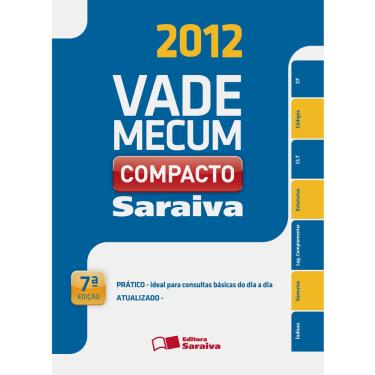 Imagem de Livro - Vade Mecum Compacto Saraiva 2012